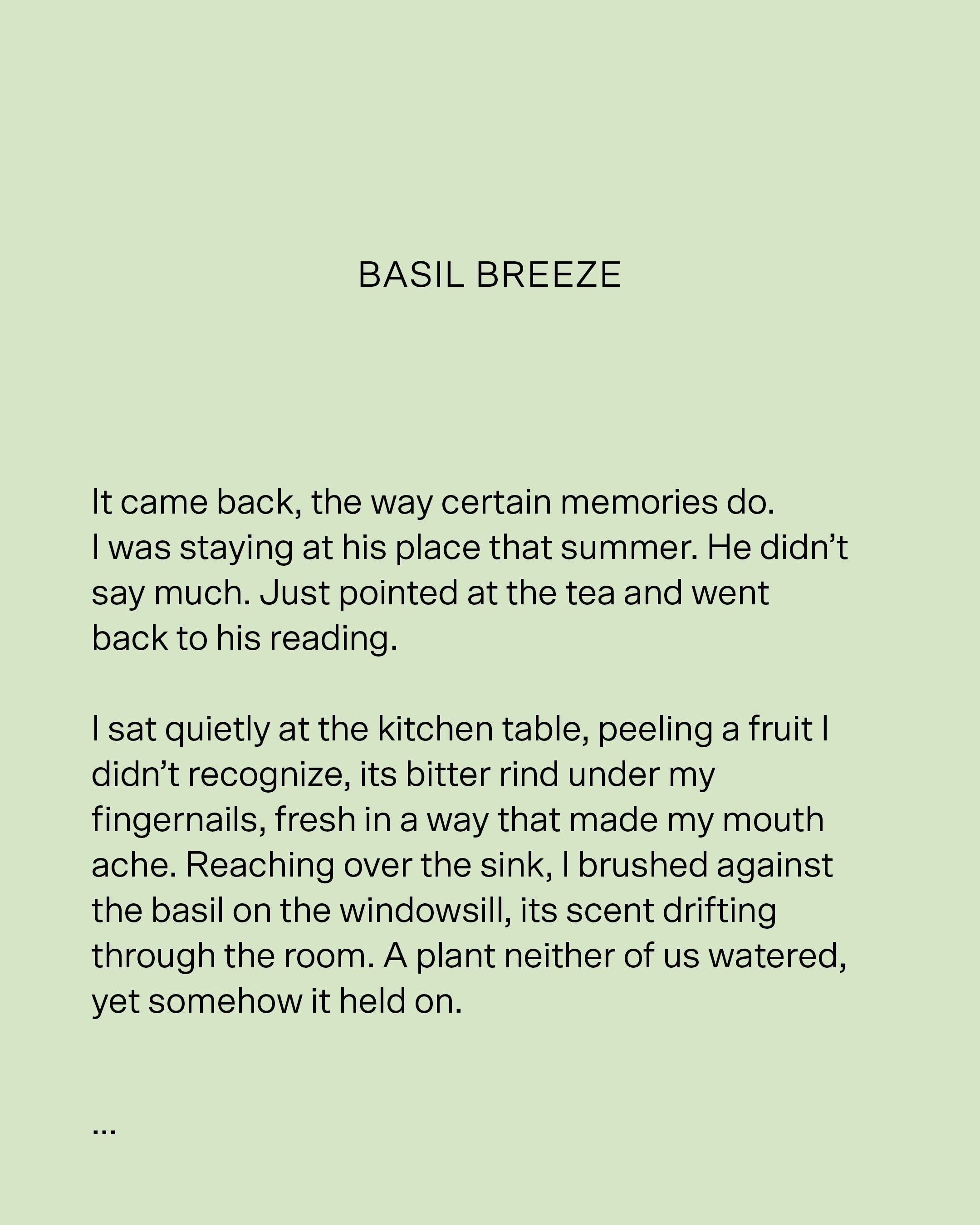 Acla x ISSU ISSU Seife Basil Breeze