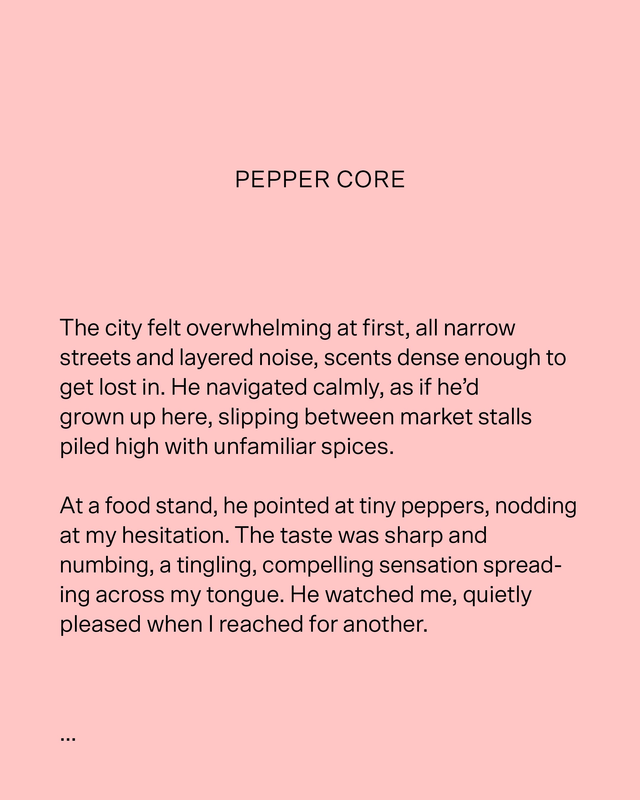 Acla x ISSU ISSU Seife Pepper Core